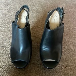 Jessica Simpson Black wedge Heel